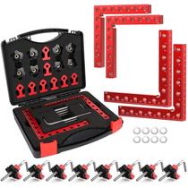 Braçadeira de canto Mikego, liga de alumínio de 90 graus, pacote com 4, 140 mm