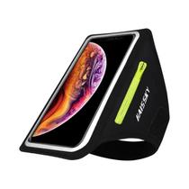 Braçadeira De Corrida De Grande Capacidade Para iPhone 17 16 15 14 13 pro Max Samsung S25 Ultra Com