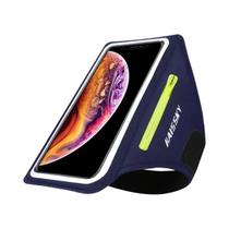 Braçadeira De Corrida De Grande Capacidade Para iPhone 17 16 15 14 13 pro Max Samsung S25 Ultra Com