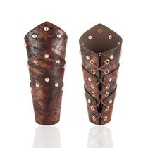 Braçadeira De Couro De Guerreiro Viking Medieval, Armadura De Braço Steampunk Elfo Para Fantasia Braçadeira De Couro De Guerreiro Viking Medieval, Armadura De Braço Steampunk Elfo Para Fantasia