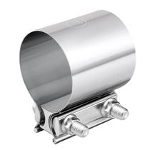 Braçadeira de escape EVIL ENERGY 76,7 mm em aço inoxidável, 2 unidades