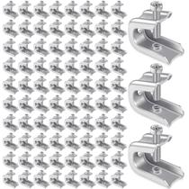 Braçadeira de feixe Hicarer 200 unidades de ganchos de parafuso de aço 1/4 x 20 Braçadeira de feixe Hicarer 200 unidades de ganchos de parafuso de aço 1/4 x 20