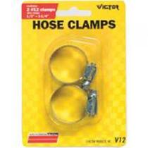 Braçadeira de mangueira Victor 1/2"-1 1/4", pacote com 2 Braçadeira de mangueira Victor 1/2"-1 1/4", pacote com 2
