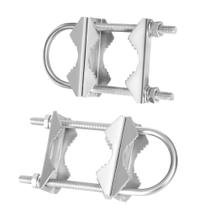 Braçadeira de mastro de antena dupla Slinkdsco Heavy Duty V-Jaw Bracket