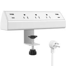 Braçadeira de Mesa com Power Strip Jgstkcity - 2 USB-C 20W e 4 USB