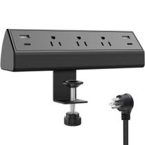 Braçadeira de Mesa com Power Strip Jgstkcity - 2 USB-C PD 20W