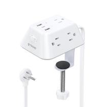 Braçadeira de mesa Power Strip TROND TD-PS-US16C com 5 tomadas AC