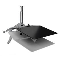 Braçadeira de placa Flashpoint Duckbill Style, cor preto/branco