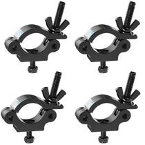 Braçadeira de treliça MFL. Liga de alumínio pesada de 300 kg preta x4