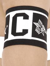 Braçadeira Elástica Faixa Capitão Futebol Cores Variadas