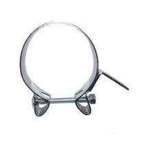 Braçadeira Escape 5 Polegadas Cromada B074f.