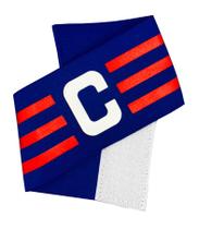 Braçadeira Faixa de Capitão Adulto cor Vermelha e Azul Estilo Boleiro Braçadeira Faixa de Capitão Adulto cor Vermelha e Azul Estilo Boleiro