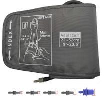 Braçadeira para Medir Pressão Arterial CSYLMD XL 2252 cm com 5 Conectores