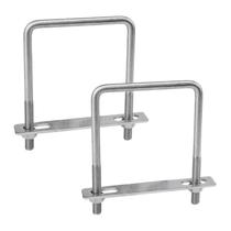 Braçadeira U de aço inoxidável U Bolt Suportes de parafuso U 4x6cm Pufguy