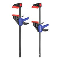 Braçadeiras de barra WORKPRO 12 para marcenaria, pacote com 2 unidades, 150 kg de carga