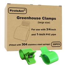 Braçadeiras de estufa PirateAnt para tubo de PVC de 3/4-1 polegadas (20 unidades)