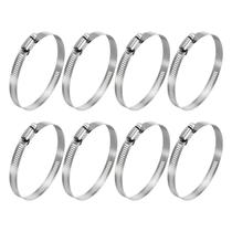 Braçadeiras de mangueira Kozelo em aço inoxidável 4,7 a 5,5 (118-140 mm) 8 unidades Braçadeiras de mangueira Kozelo em aço inoxidável 4,7 a 5,5 (118-140 mm) 8 unidades