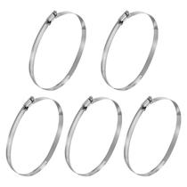 Braçadeiras de mangueira Kozelo em aço inoxidável 6,2 a 7 (155-178 mm) 5 unidades Braçadeiras de mangueira Kozelo em aço inoxidável 6,2 a 7 (155-178 mm) 5 unidades