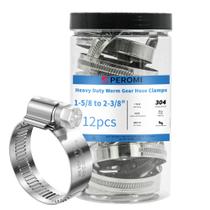 Braçadeiras de mangueira PEROMI Heavy Duty Inoxidável 304 40-60mm