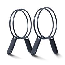 Braçadeiras de mangueira POWERTEC de 5 polegadas com laço duplo para coleta de poeira