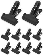 Braçadeiras de mola QWORK Heavy Duty, pacote com 10 x 10,8 cm, pretas