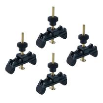 Braçadeiras de retenção T-Track POWERTEC para marcenaria, pacote com 4