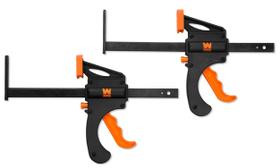 Braçadeiras de serra de esteira WEN CT992F, 19 cm, liberação rápida, pacote com 2 Braçadeiras de serra de esteira WEN CT992F, 19 cm, liberação rápida, pacote com 2