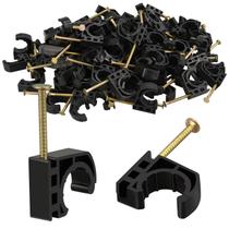Braçadeiras J-Hook, 1/2 pacote, 100 com pregos para PEX, cobre