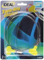 Braçadeiras prontas para uso, ideal para secagem, ventilação de 6,4 a 11,4 cm, pacote com 2