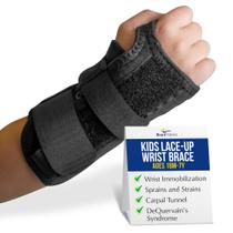Brace Brace Direct Kids com cadarço para entorses no túnel do carpo
