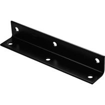 Brace Corner National Hardware em aço preto 4x23x0,3cm Brace Corner National Hardware em aço preto 4x23x0,3cm