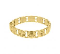 Bracelete 10 mandamentos verniz italiano