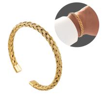 Bracelete ajustável masculino aço/ Pulseira masculina regulável/ Presente masculino Bracelete ajustável masculino aço/ Pulseira masculina regulável/ Presente masculino