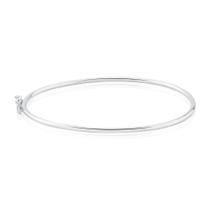 Bracelete aro liso banhado a ródio Bracelete aro liso banhado a ródio