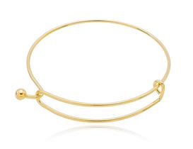 Bracelete aro liso fino folheado a ouro 18k Bracelete aro liso fino folheado a ouro 18k