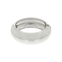 Bracelete Bold Prateado Feminino - Acessório Moderno com Fecho de Mola Bracelete Bold Prateado Feminino - Acessório Moderno com Fecho de Mola