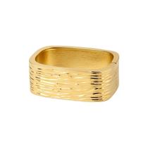 Bracelete bold quadrado - Banhado em ouro 18k Bracelete bold quadrado - Banhado em ouro 18k