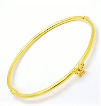 Bracelete Borboleta Zirconias Banho De Ouro 18k 4611 Bracelete Borboleta Zirconias Banho De Ouro 18k 4611
