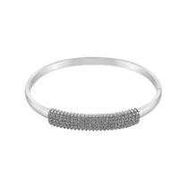 Bracelete Brillia Banhado A Prata 925 Moderno Bracelete Brillia Banhado A Prata 925 Moderno