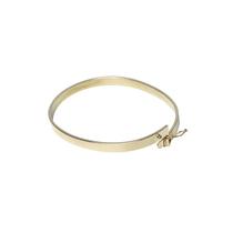 Bracelete Chato 5 Mm em ouro 19 Cm