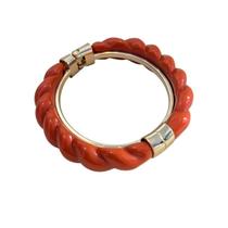 Bracelete com Aplicação Colorida Trançada com Fecho de Mola Bracelete com Aplicação Colorida Trançada com Fecho de Mola