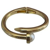 Bracelete com Pérola Moça Bonita Bracelete com Pérola Moça Bonita