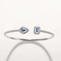 Bracelete Cravejado Feminino Banhado a Prata 925 - ToJoia18k Bracelete Cravejado Feminino Banhado a Prata 925 - ToJoia18k