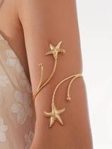 Bracelete de Braço Estrela do Mar Acessório de Verão Feminino Bracelete de Braço Estrela do Mar Acessório de Verão Feminino