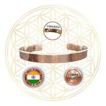 Bracelete de Cobre Magnético Ajustável