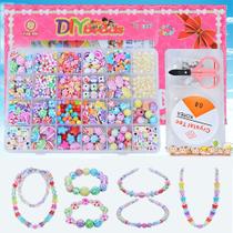 Bracelete de colar DIY Toys Wind Up Beads para crianças e meninas