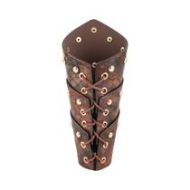 Bracelete De Couro De Guerreiro Viking Medieval, Armadura De Braço Steampunk Elfo Para Fantasia Bracelete De Couro De Guerreiro Viking Medieval, Armadura De Braço Steampunk Elfo Para Fantasia