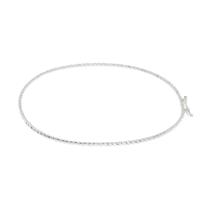 Bracelete De Prata 925 Unissex Minimalista Maciço Joia pura