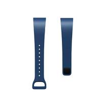 Bracelete de silicone para pulseira inteligente mi band 4c azul