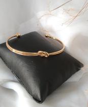 Bracelete Dourado Nó